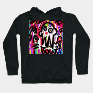 expressionism skull Hoodie